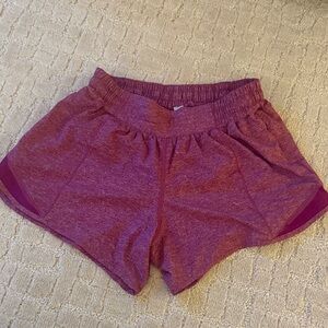 lululemon athletica hotty hot 4” Heathered pink Athletic Shorts